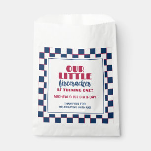 Bolsa De Papel Nuestro pequeño petardo cumple un cumpleaños
