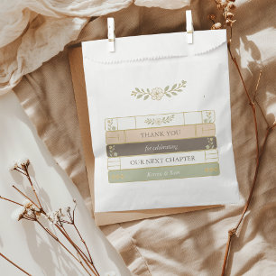 Bolsa De Papel Nuestro próximo capítulo: Baby Shower de libros ap