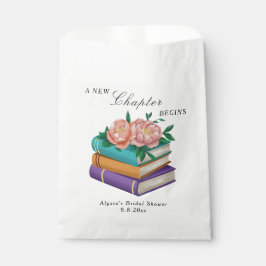 Bolsa De Papel Nueva Capitulo Comienza Ducha Nupcial Floral