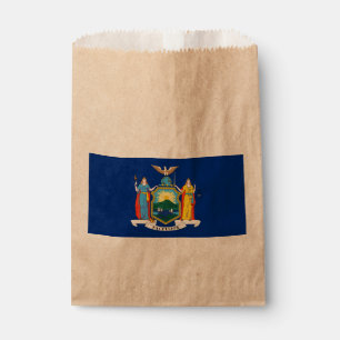 Bolsa De Papel Nueva York: El Estado Imperio, casa de bandera gra