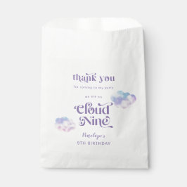 Bolsa De Papel Nueve Chicas Nueve en Novena Fiesta de Cumpleaños