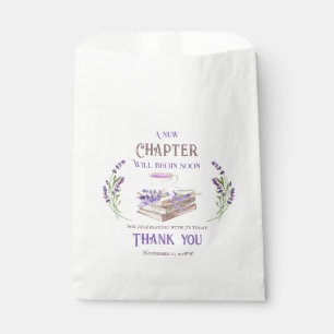 Bolsa De Papel Nuevo Capítulo Comienza Pronto Invitación de Baby