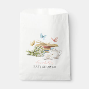Bolsa De Papel Nuevo capítulo del juego de té mariposas libro de 