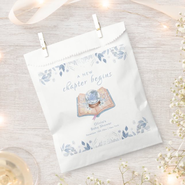Bolsa De Papel Nuevo capítulo Fiesta de bebé Floral de invierno S (Cortado)