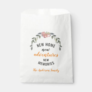 Bolsa De Papel Nuevo hogar Nueva aventura nuevos Recuerdos Casa C