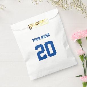 Bolsa De Papel Número y nombre del personalizado
