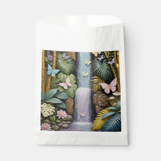 Bolsa De Papel Oasis de las Cascadas Encantadas (Anverso)