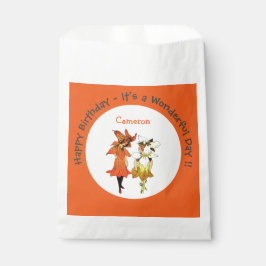 Bolsa De Papel Oferta de Fiesta de Flor Whimsical Trillium Tiger-