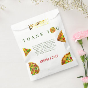 Bolsa De Papel Oh Baby Pizza Tomates Olivia Green Baby Shower