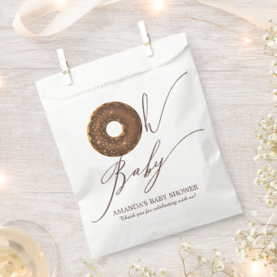 Bolsa De Papel Oh Bebé Donut Baby Shower Favor Bags