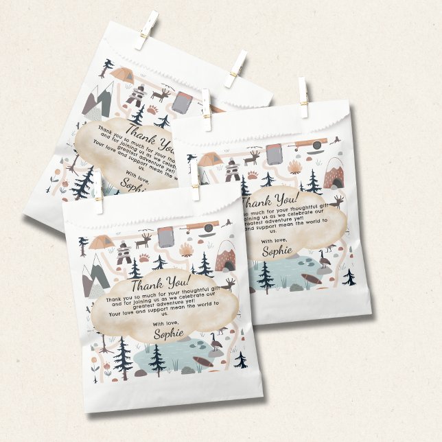 Bolsa De Papel Oh Boy, Adventure Awaits, Hot Air Balloon Square (Subido por el creador)