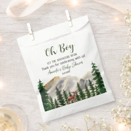 Bolsa De Papel Oh Boy Woodland Deer Baby Shower