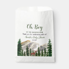 Bolsa De Papel Oh Boy Woodland Deer Baby Shower