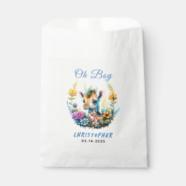 Bolsa De Papel ¡Oh, chico! Baby Giraffe Baby Shower