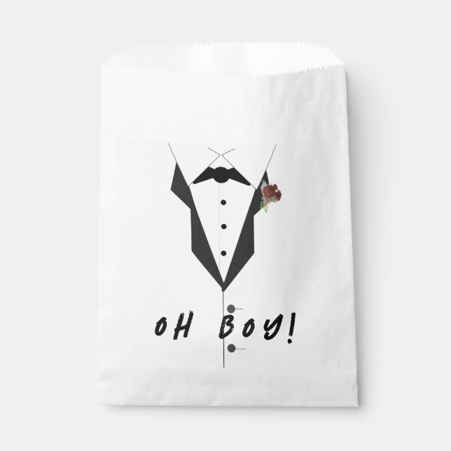 Bolsa De Papel ¡Oh, chico! Tuxedo (Anverso)