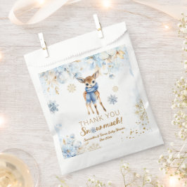 Bolsa De Papel Oh Deer Winter Baby Shower