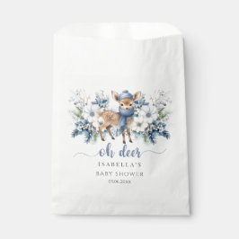 Bolsa De Papel Oh Deer Winter Boy Baby Shower