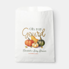 Bolsa De Papel Oh Mi Gourd Pequeña Calabaza Baby Shower