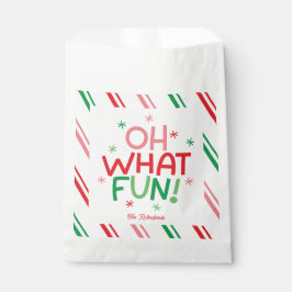 Bolsa De Papel Oh Qué Diversión Navidad