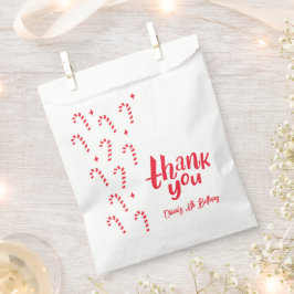 Bolsa De Papel Oh Qué divertido cumpleaños de Candy Cane de Navid