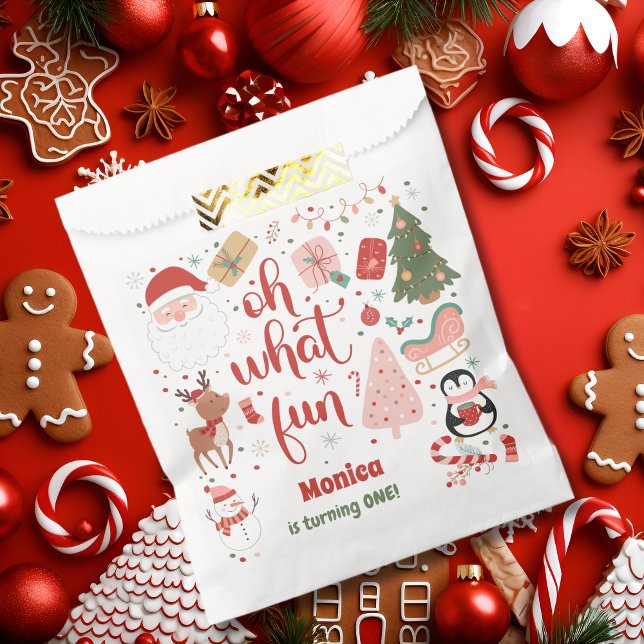 Bolsa De Papel Oh, qué navidades divertidos cumpleaños (Subido por el creador)