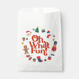 Bolsa De Papel Oh Qué Navidades Divertidos Favorecen La Fiesta de