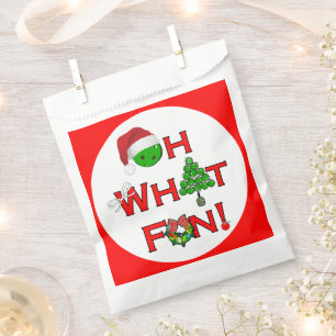 Bolsa De Papel Oh Qué Navidades Divertidos Pickleball X-Mas Favor