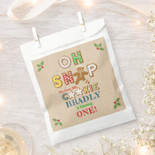 Bolsa De Papel ¡Oh Snap! Gingerbread Cookie Cualquier Cumpleaños