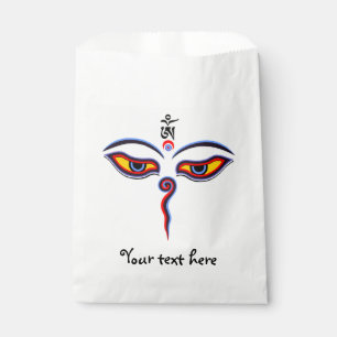 Bolsa De Papel Ojos de sabiduría de Buda - Ojos del templo de Bod
