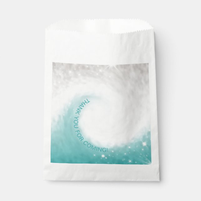 Bolsa De Papel Ola oceánica (Anverso)