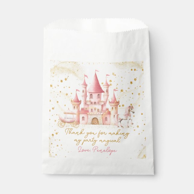 Bolsa De Papel Once Upon a Time Princess Party Favor Bag (Anverso)