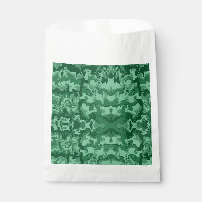 Bolsa De Papel Ondas verdes (Anverso)