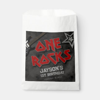 Bolsa De Papel One Rocks - Boy 1er cumpleaños