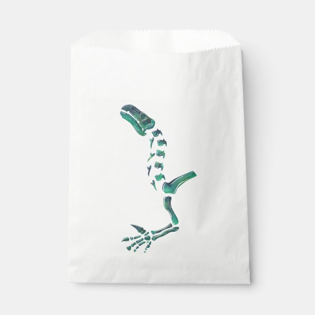 Bolsa De Papel Óptico Iguanodon Dinosaurio (Anverso)