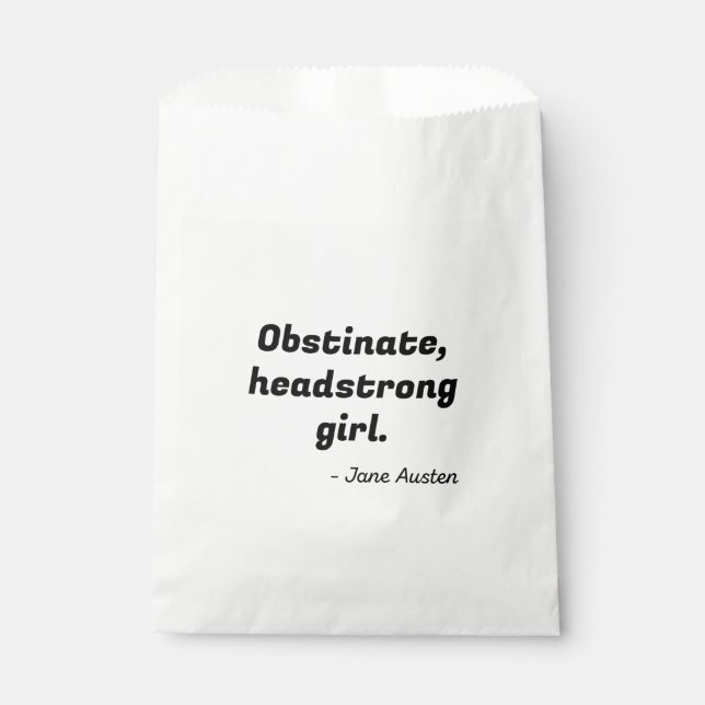 Bolsa De Papel Orgullo y prejuicio (Anverso)