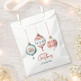 Bolsa De Papel Ornamentos de estilo nórdico moderno Feliz Navidad