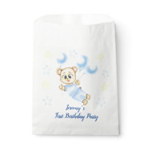 Oso de peluche personalizado para el primer cumple