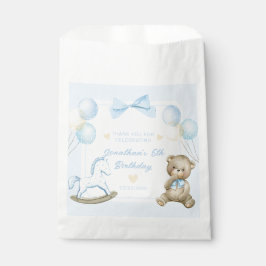 Bolsa De Papel Oso De Teddy Y Caballo Rocío