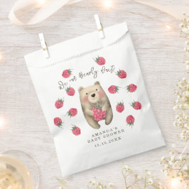 Bolsa De Papel Oso - podemos esperar con ansiedad la ducha de beb