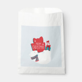 Bolsa De Papel Oso polar caprichoso y presenta Navidades