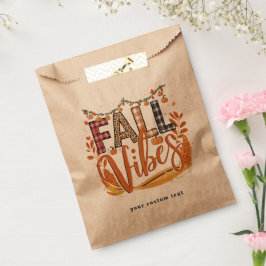 Bolsa De Papel Otoño de moda en otoño con vibraciones de otoño e