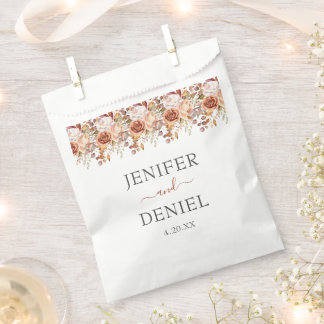 Bolsa De Papel Otoño deja al país ruso Boho Boda