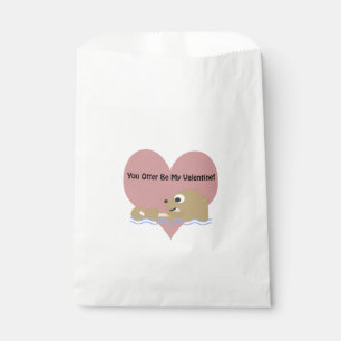 Bolsa De Papel Otter Be My Valentine