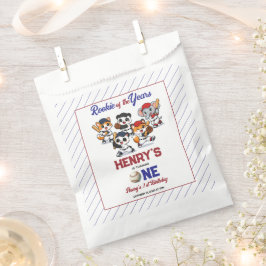 Bolsa De Papel Our Little Animals Baseball 1st Birthday Party