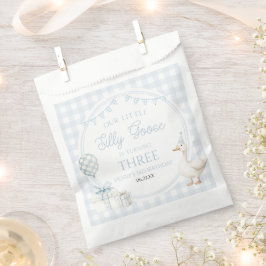 Bolsa De Papel Our Little Silly Goose Blue Birthday Party