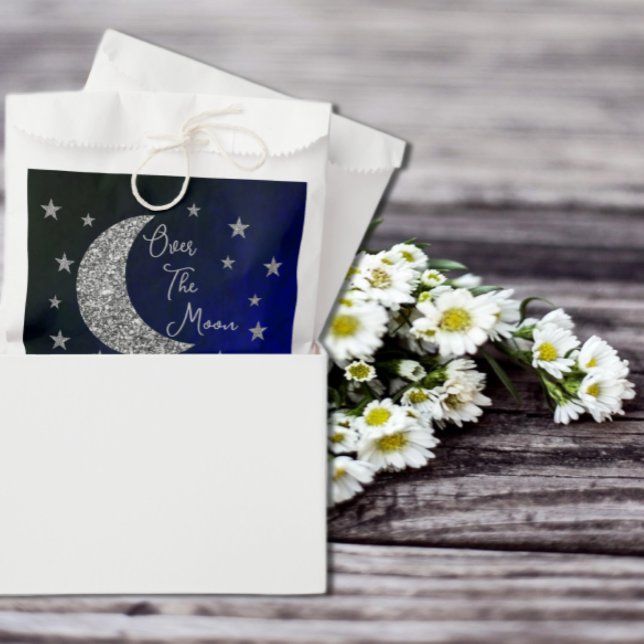Bolsa De Papel Over The Moon Baby Shower (Subido por el creador)