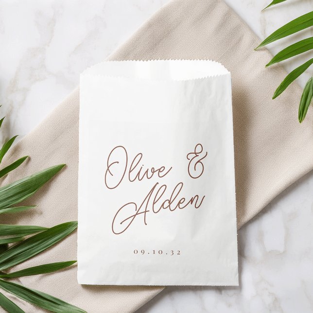 Bolsa De Papel Oxido | Boda de nombres de guiones sobredimensiona (Subido por el creador)
