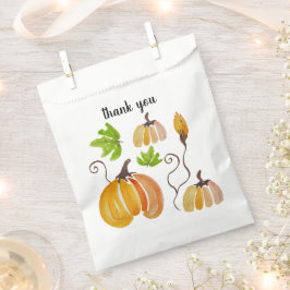 Bolsa De Papel País Gracias Calabaza