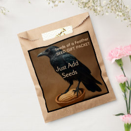 Bolsa De Papel Pájaros - Cuervo Mirlo Cuervo Paquete de Semillas