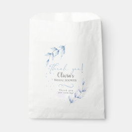 Bolsa De Papel Pale Lilac Dusty Blue Foliage Bridal Shower